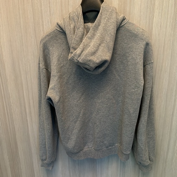 CELINE LOOSE HOODIE IN COTTON FLEECE Light Grey - Size S - Picture 6 of 6